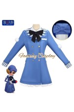 Identity V Mechanic Tracy Reznik Just Around the Corner Blue Uniform Dress Cosplay Costume